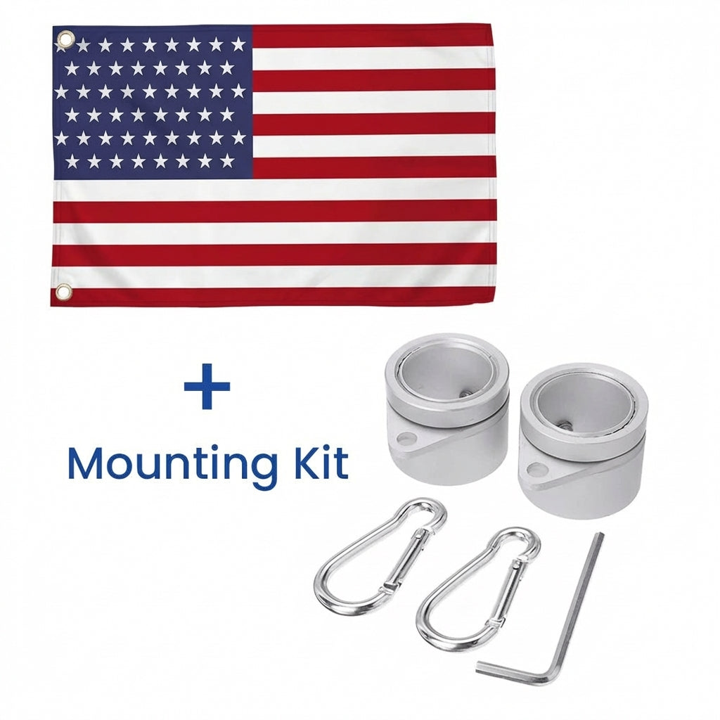  Premium American Grommet Flag - Weatherproof Outdoor United States Flag