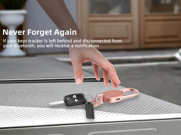 Miroddi for Keychain Tracker, Men's Accessories Works with Apple Find My(iOS Only), Heavy Duty Metal Carabiner Car Key Chains with GPS Tracker, Anti-Lost Keyring Finder Locator, Rechargeable, Steel, Waterproof, Christmas Gifts for BF, GF, Mens, Males Miroddi for Keychain Tracker, Men's Accessories Works with Apple Find My(iOS Only), Heavy Duty Metal Carabiner Car Key Chains with GPS Tracker, Anti-Lost Keyring Finder Locator, Rechargeable, Steel, Waterproof, Christmas Gifts for BF, GF, Mens, Males