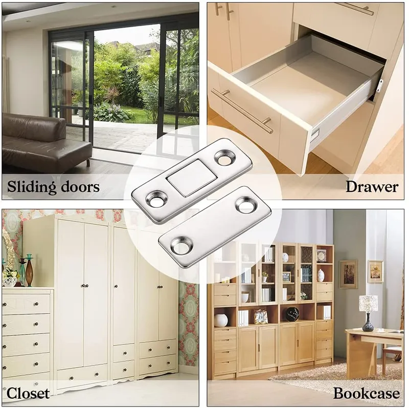 Cabinet magnets used on drawers closets and sliding doors