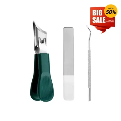 Complete three-piece Eagle Beak nail care set