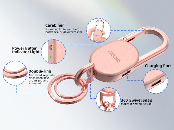 Miroddi for Keychain Tracker, Men's Accessories Works with Apple Find My(iOS Only), Heavy Duty Metal Carabiner Car Key Chains with GPS Tracker, Anti-Lost Keyring Finder Locator, Rechargeable, Steel, Waterproof, Christmas Gifts for BF, GF, Mens, Males Miroddi for Keychain Tracker, Men's Accessories Works with Apple Find My(iOS Only), Heavy Duty Metal Carabiner Car Key Chains with GPS Tracker, Anti-Lost Keyring Finder Locator, Rechargeable, Steel, Waterproof, Christmas Gifts for BF, GF, Mens, Males