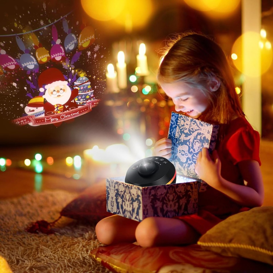12-in-1 Galaxy Star Projector Night Light