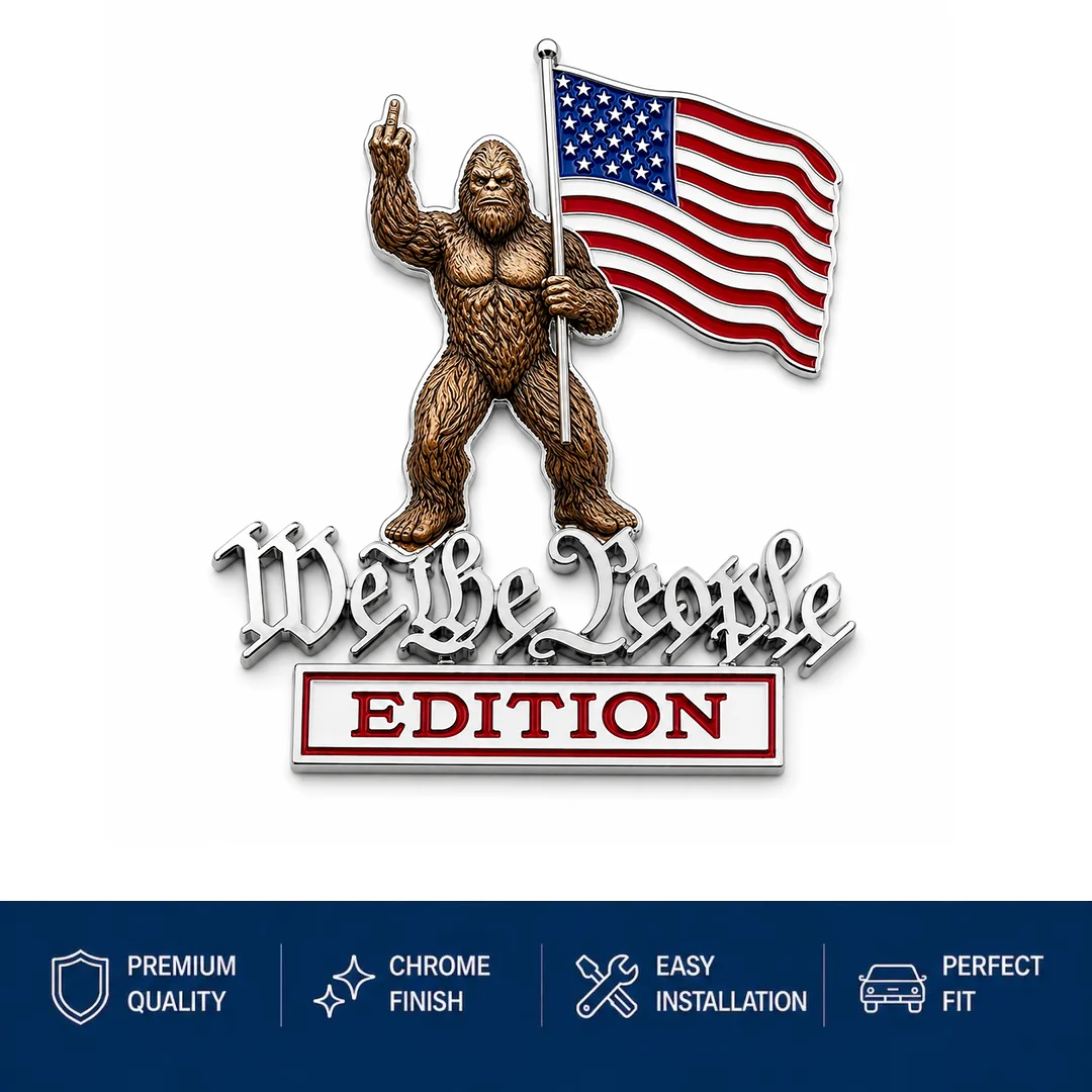 USA 250th Anniversary Metal Emblem – Faith, Family & Freedom Patriotic Car Badge