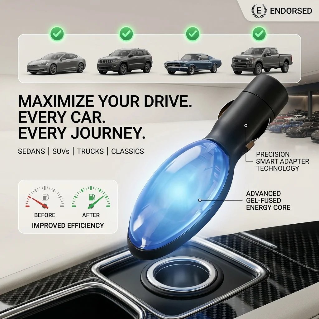 🚗Saves 30% on fuel consumption. — Plug-and-Play Fuel Saver: Drive Further, Improve Fuel Efficiency