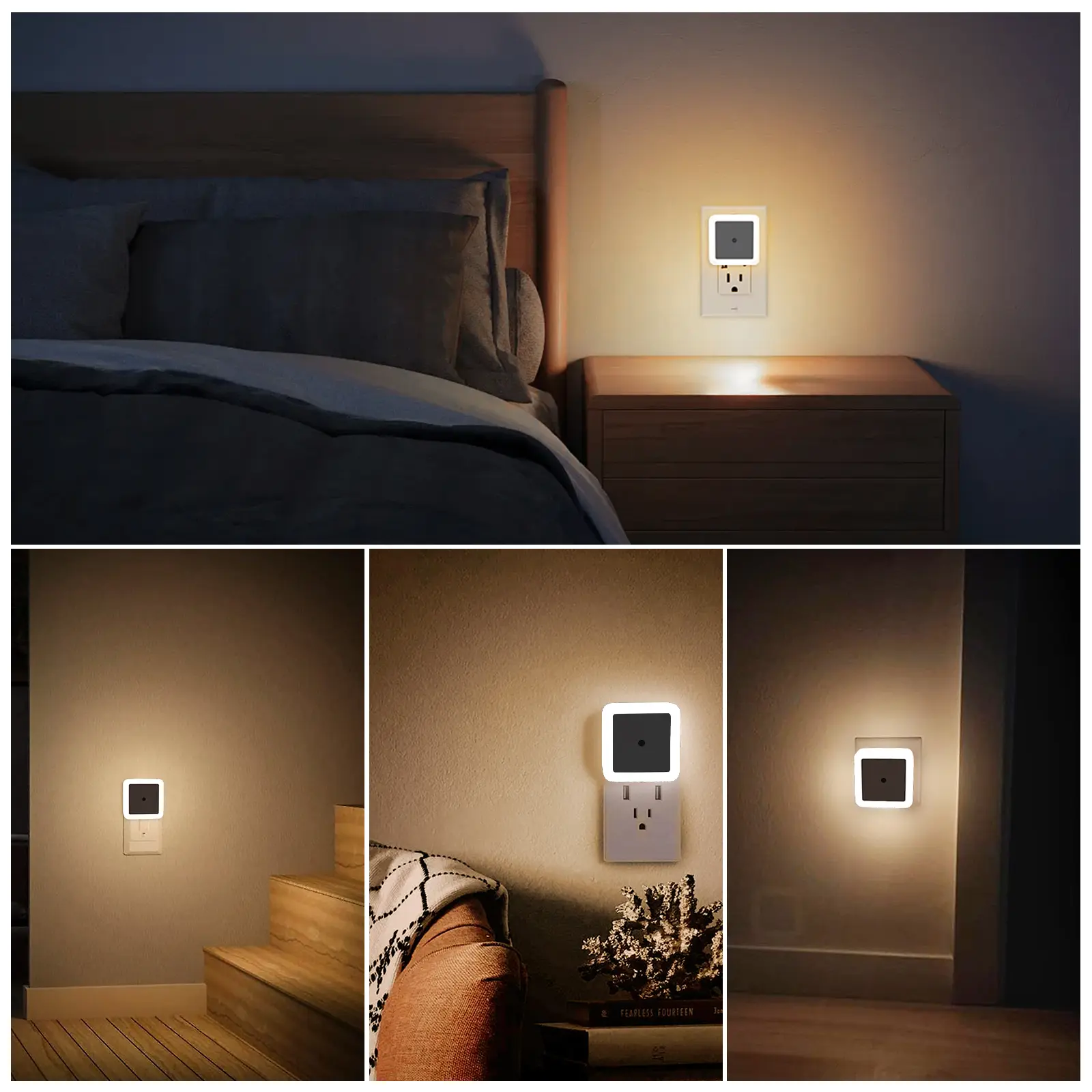 Night Light, Night Lights Plug into Wall 6-Pack, Plug in Night Light,