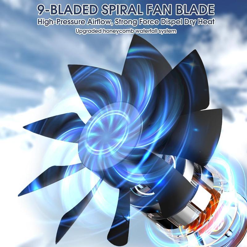 3-in-1 Portable Air Cooler Fan – Rechargeable Mist & Cooling Fan