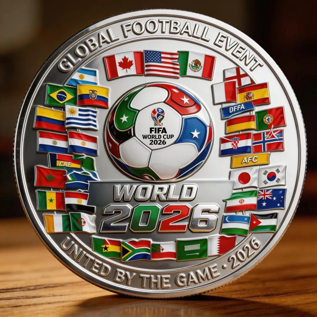 🏆 Flash Sale: 60% OFF ⚽ World Cup 2026 Commemorative Coin