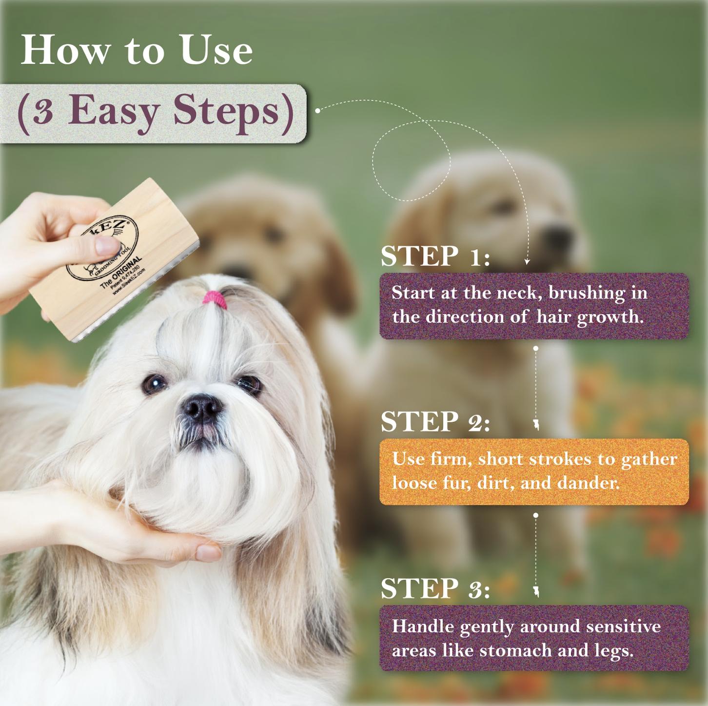 Pet Deshedding Grooming Tool – Professional Shedding Brush for Cats, Dogs & Horses
