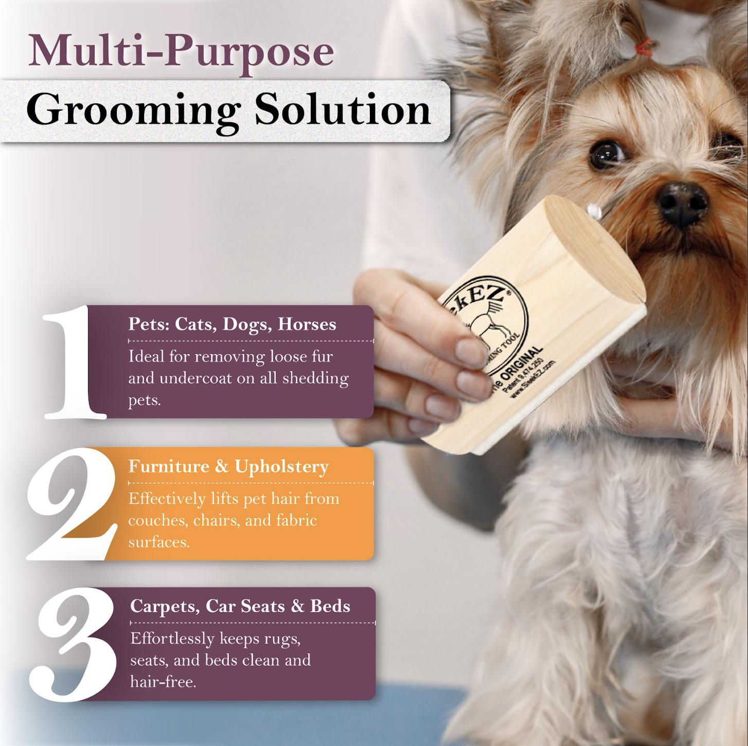 Pet Deshedding Grooming Tool – Professional Shedding Brush for Cats, Dogs & Horses
