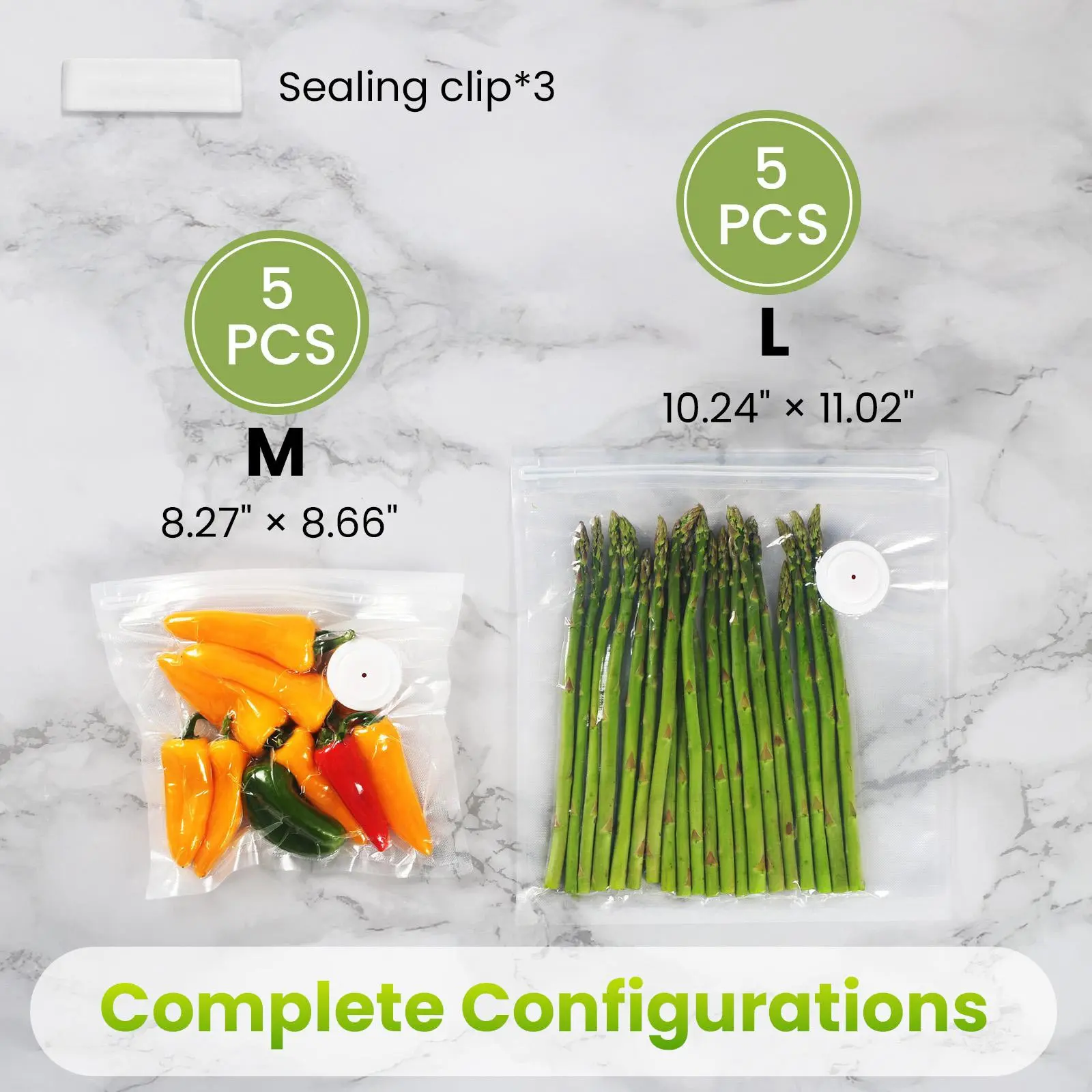Vacuum Sealer for Food with Visual Water Storage Tank