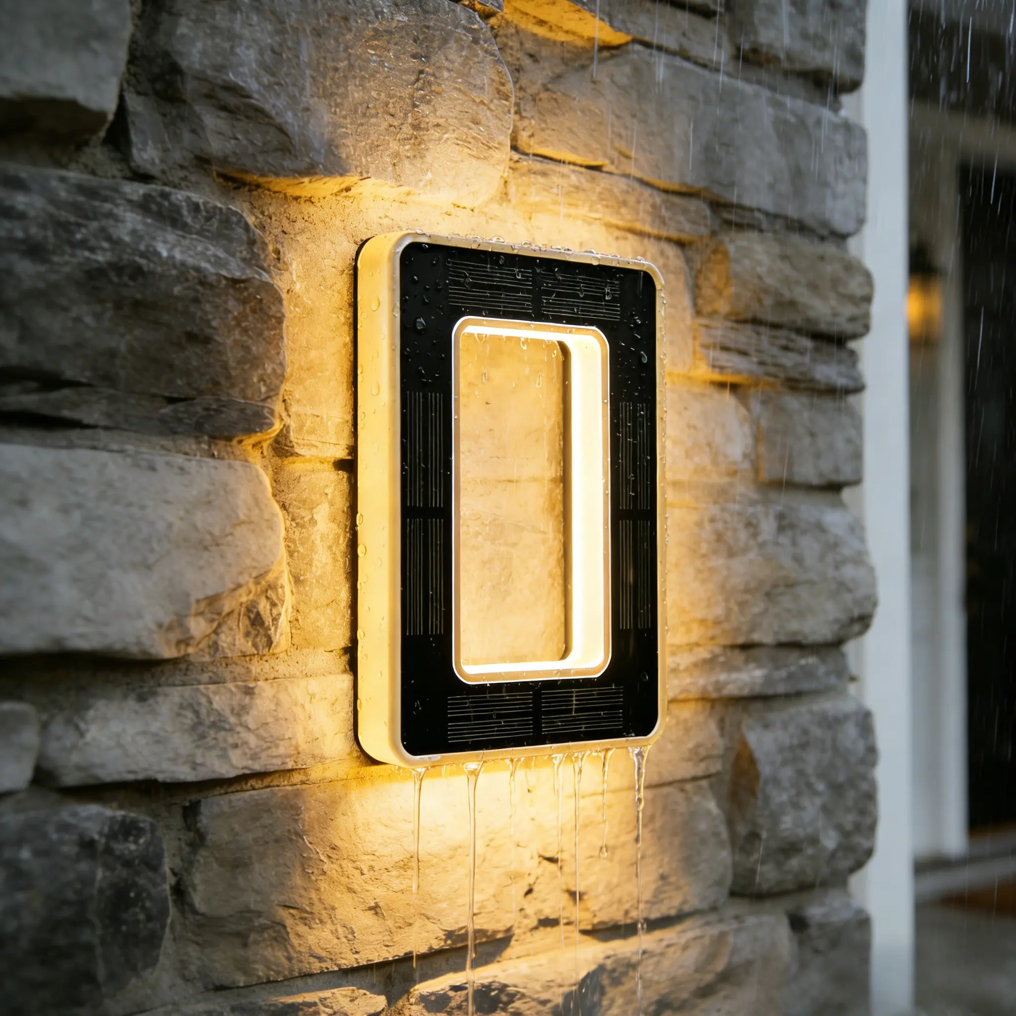 Solar LED Address Sign – Lighted Waterproof House Numbers