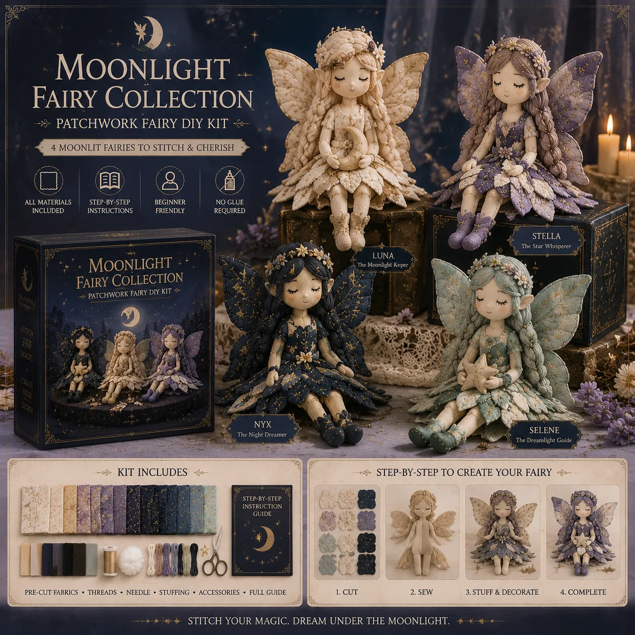 Fairy Patchwork DIY Collection ⚡Buy 3, Get 1 Free