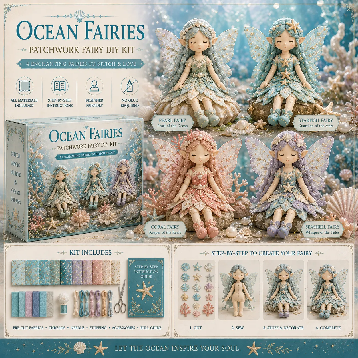 Fairy Patchwork DIY Collection ⚡Buy 3, Get 1 Free