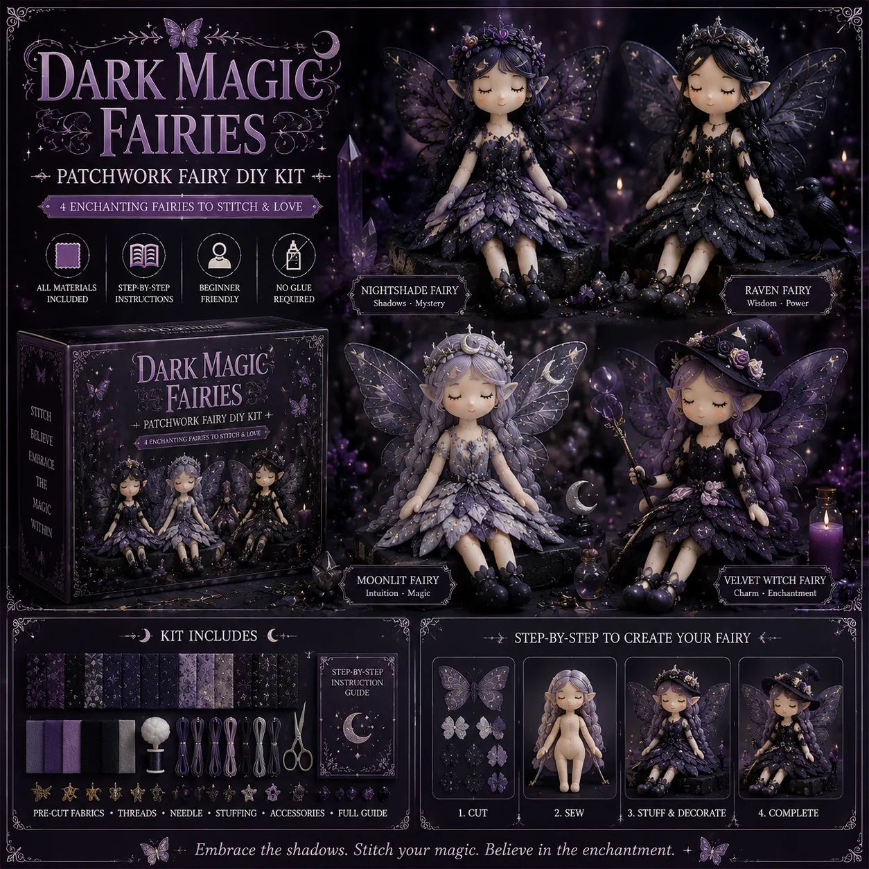 Fairy Patchwork DIY Collection ⚡Buy 3, Get 1 Free