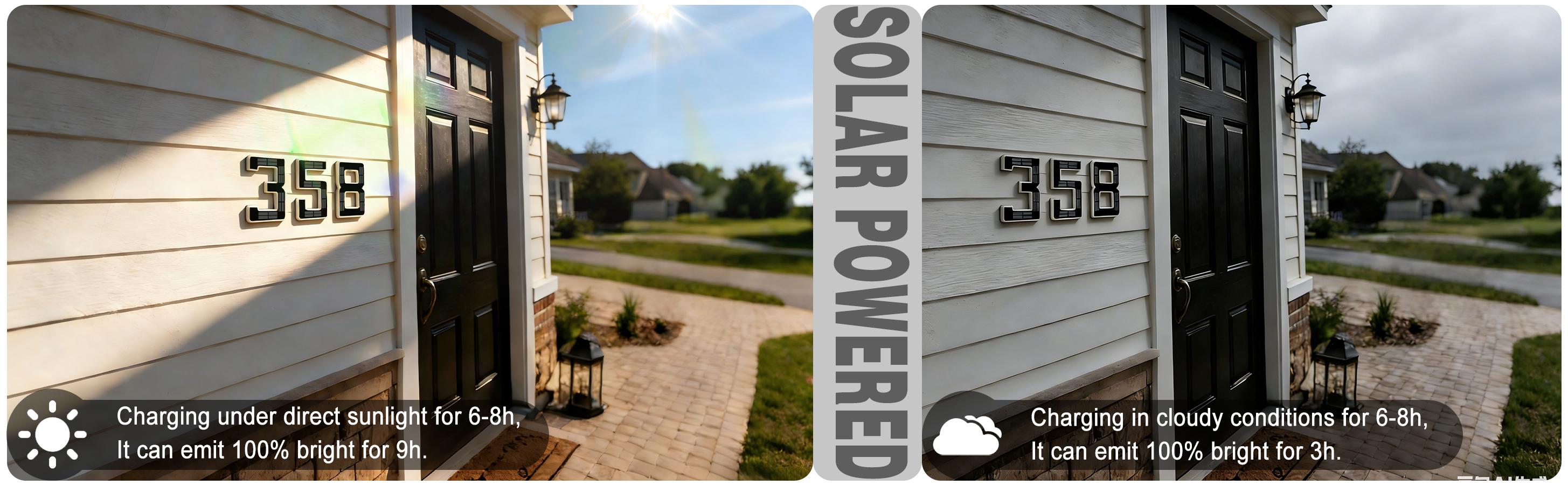ISUNMEA 6.7 Inch Solar Lighted House Numbers for Outside, Light Up Waterproof LED Address Signs for Houses, Backlit Illuminated Exterior Modern House Numbers Light ISUNMEA 6.7 Inch Solar Lighted House Numbers for Outside, Light Up Waterproof LED Address Signs for Houses, Backlit Illuminated Exterior Modern House Numbers Light