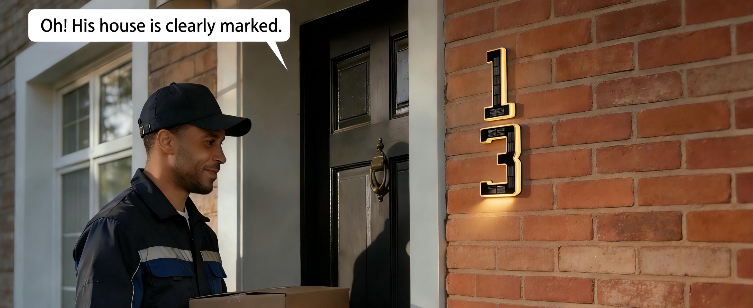 ISUNMEA 6.7 Inch Solar Lighted House Numbers for Outside, Light Up Waterproof LED Address Signs for Houses, Backlit Illuminated Exterior Modern House Numbers Light ISUNMEA 6.7 Inch Solar Lighted House Numbers for Outside, Light Up Waterproof LED Address Signs for Houses, Backlit Illuminated Exterior Modern House Numbers Light