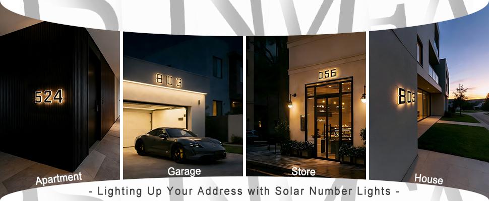 ISUNMEA 6.7 Inch Solar Lighted House Numbers for Outside, Light Up Waterproof LED Address Signs for Houses, Backlit Illuminated Exterior Modern House Numbers Light ISUNMEA 6.7 Inch Solar Lighted House Numbers for Outside, Light Up Waterproof LED Address Signs for Houses, Backlit Illuminated Exterior Modern House Numbers Light