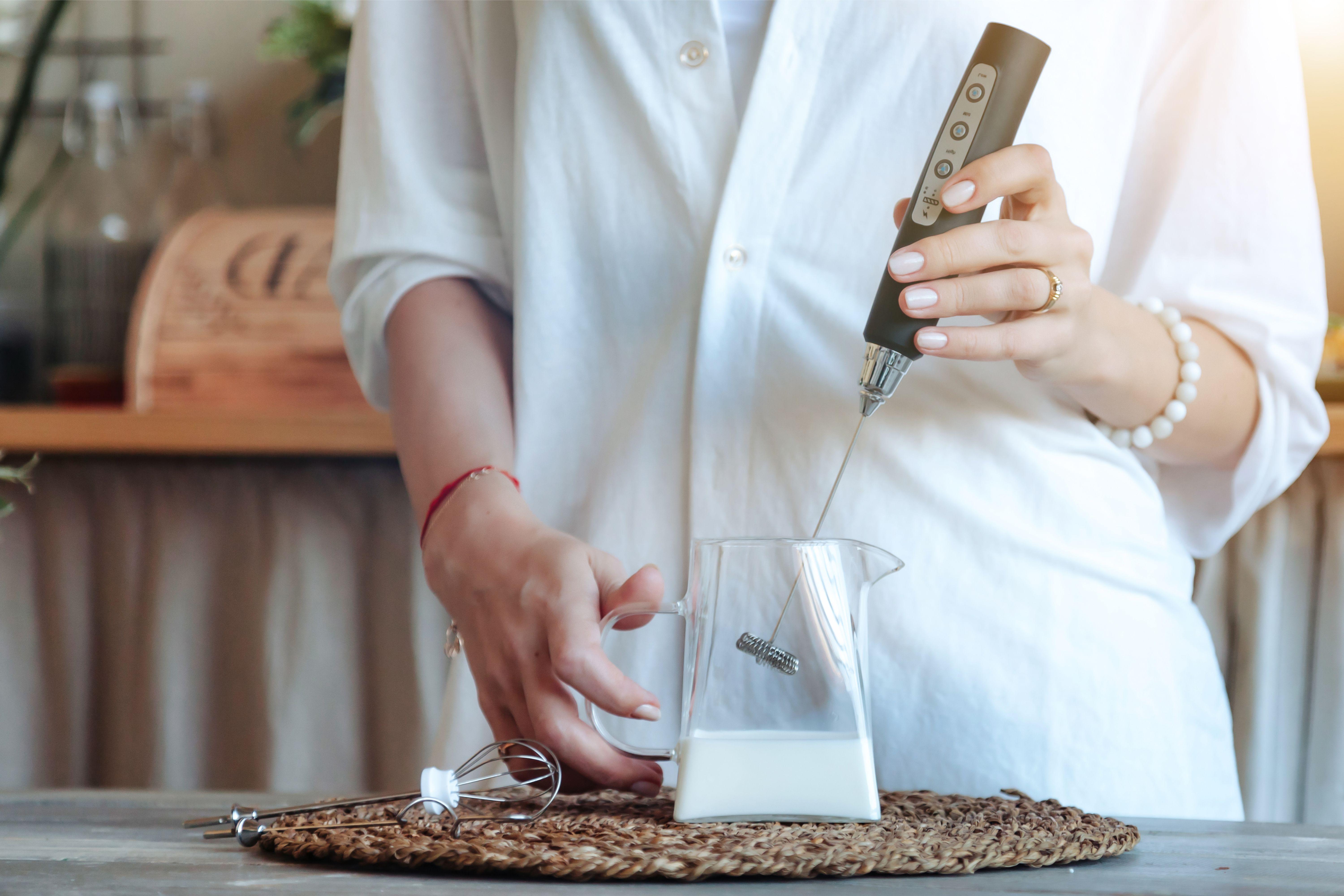 Handheld Milk Frother for Coffee, Rechargeable Electric Whisk with 3 Heads 3 Speeds Drink Mixer Foam Maker For Latte, Cappuccino, Hot Chocolate, Egg,Black Friday Online Event, Christmas Gifts Handheld Milk Frother for Coffee, Rechargeable Electric Whisk with 3 Heads 3 Speeds Drink Mixer Foam Maker For Latte, Cappuccino, Hot Chocolate, Egg,Black Friday Online Event, Christmas Gifts