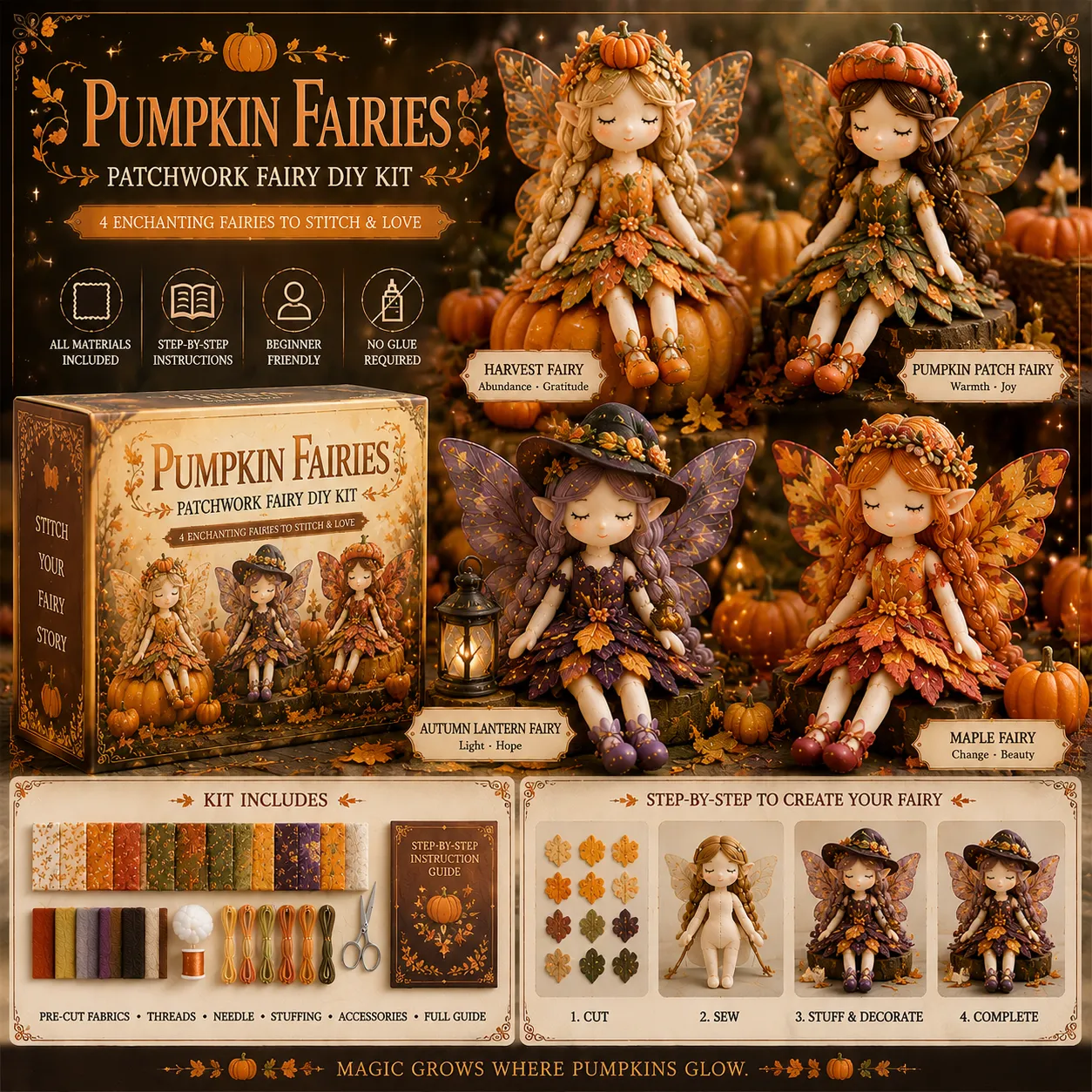 Fairy Patchwork DIY Collection ⚡Buy 3, Get 1 Free