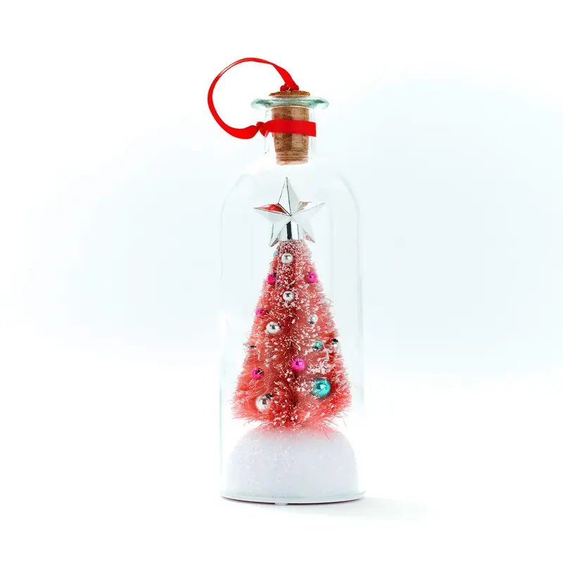 Mr. Christmas 8" Recordable Christmas Tree Message In A Bottle