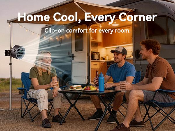 4000mAh Rechargeable Portable Clip on Fan-100-Speed Touch Control, LED Display, 360&deg; Rotate Quiet Turbo Desk Fan, Small Battery Operated USB Fan for Stroller Bed Travel Camping Golf Gym