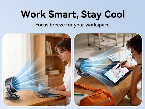 4000mAh Rechargeable Portable Clip on Fan-100-Speed Touch Control, LED Display, 360&deg; Rotate Quiet Turbo Desk Fan, Small Battery Operated USB Fan for Stroller Bed Travel Camping Golf Gym