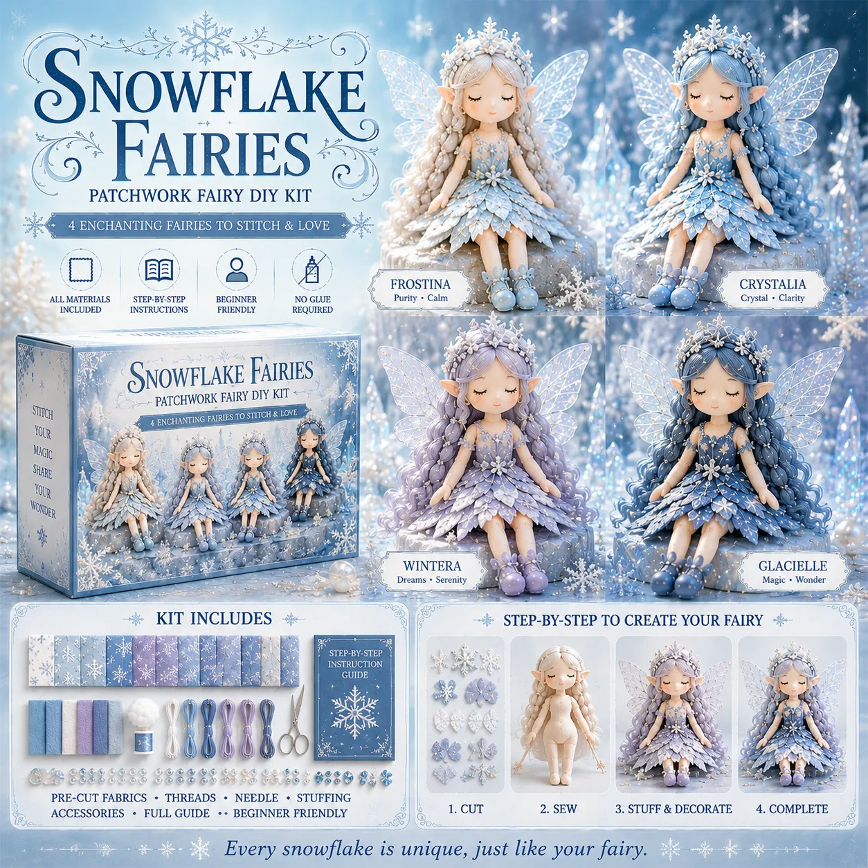 Fairy Patchwork DIY Collection ⚡Buy 3, Get 1 Free