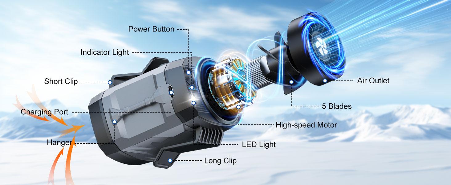 【Lentorgi】Portable Fan,Clip Fan Rechargeable With stand,4 Speeds Strong Airflow Small Fan Waist,Weight reduction design,for Travel Camping Outdoor Jobsite,Camping Essentials-Black and Gray 【Lentorgi】Portable Fan,Clip Fan Rechargeable With stand,4 Speeds Strong Airflow Small Fan Waist,Weight reduction design,for Travel Camping Outdoor Jobsite,Camping Essentials-Black and Gray