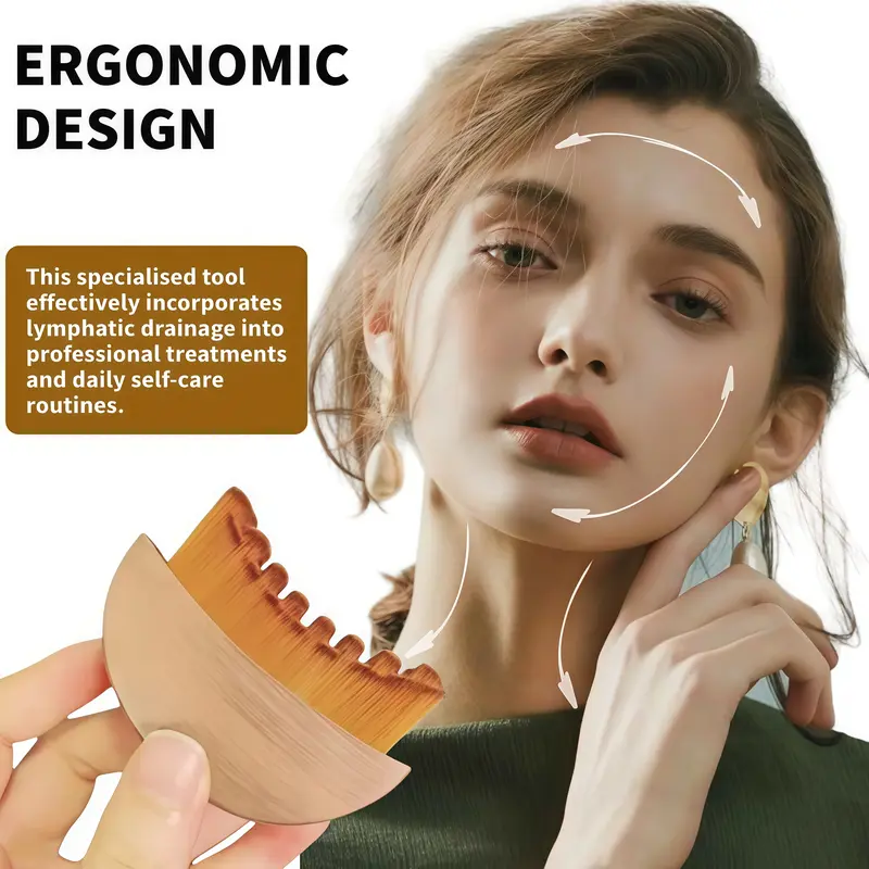 2PCS Lymphatic Contour Face Brush