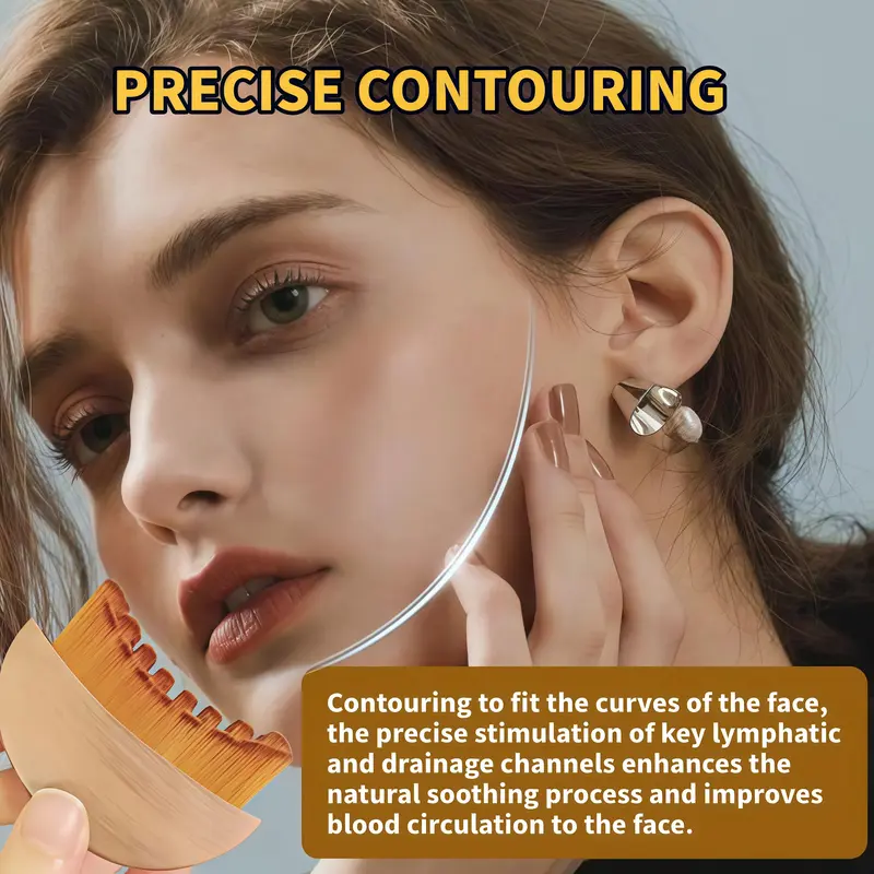 2PCS Lymphatic Contour Face Brush