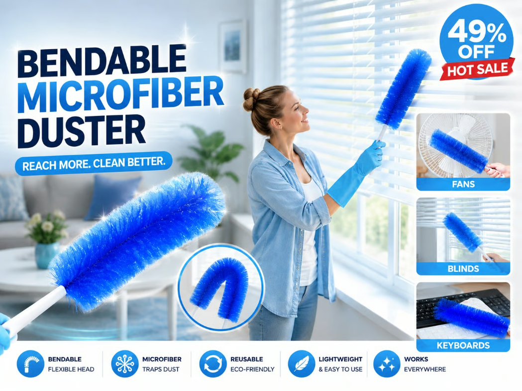 The Ultimate Bendable Microfiber Dust Remover
