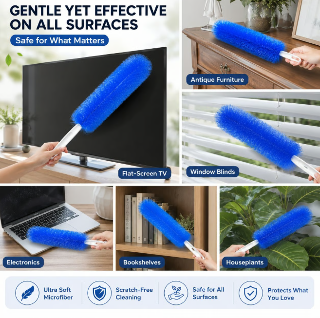 The Ultimate Bendable Microfiber Dust Remover