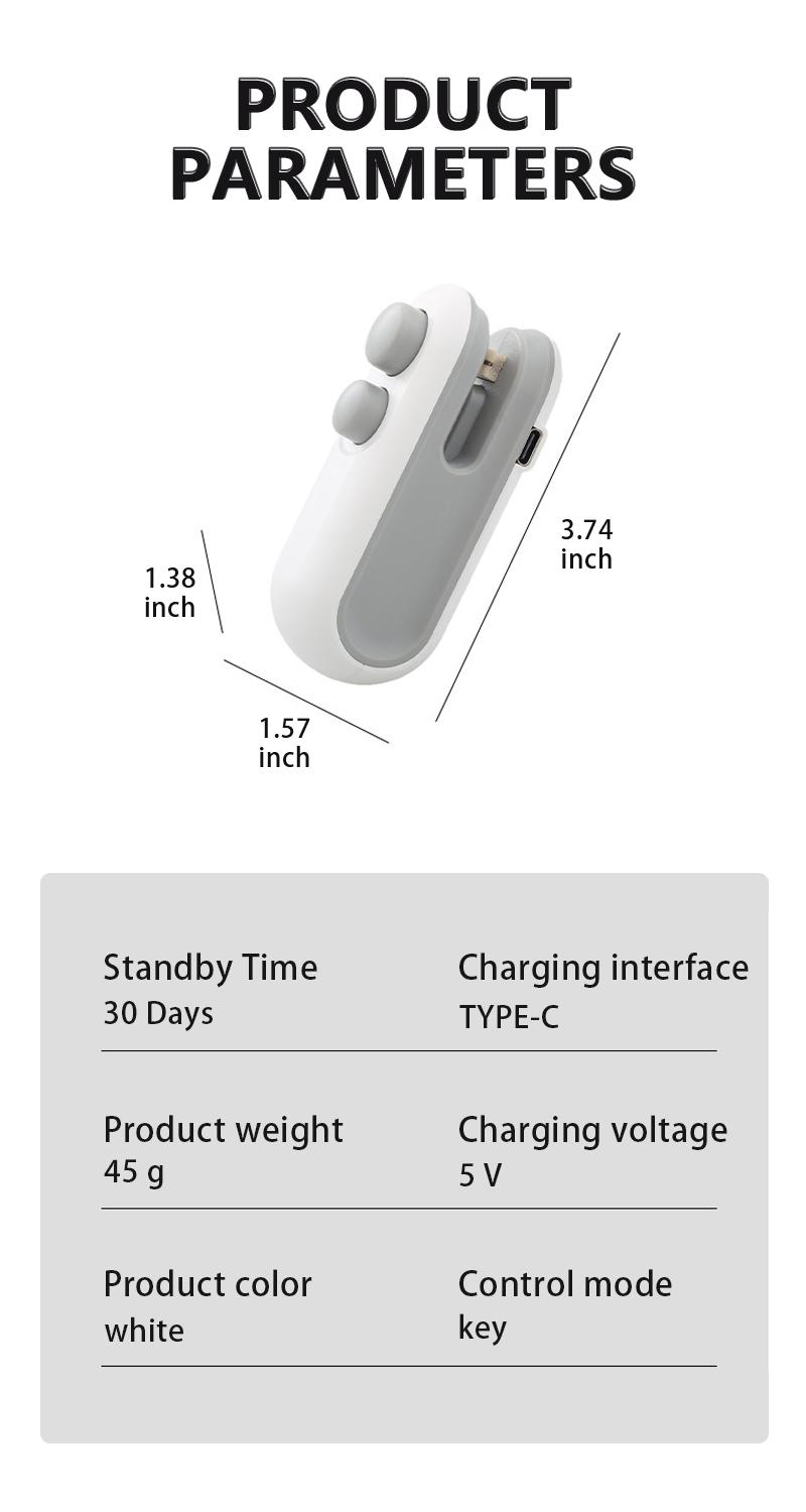 【FaddishDeal】Mini snack bag sealing machine,2 in 1 heat USB rechargeable snack bag selaer,plastic Electric bag sealers, keep food fresh. Portable Sealer Picnics.