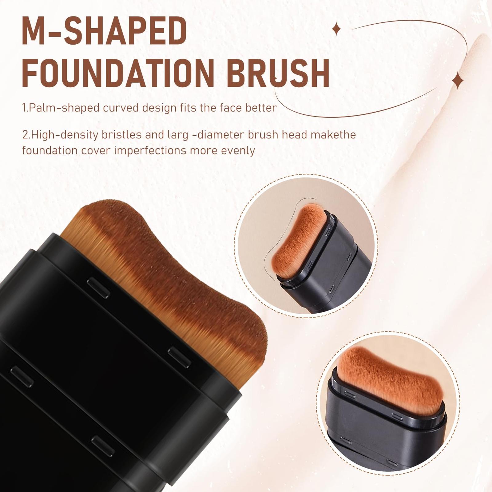 Zaidoc 7-color Dual -Ended Concealer Foundation Stick, 2-in-1 Long-Lasting Foundation and Concealer with Brush, Creamy Full Coverage for Dark Circles & Blemishes, Hydrating Olive & Camellia, 2.09 Oz Zaidoc 7-color Dual -Ended Concealer Foundation Stick, 2-in-1 Long-Lasting Foundation and Concealer with Brush, Creamy Full Coverage for Dark Circles & Blemishes, Hydrating Olive & Camellia, 2.09 Oz