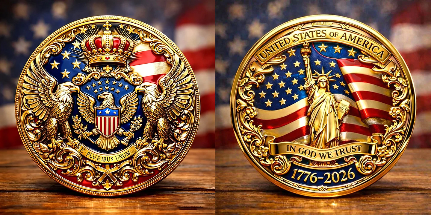 Mtervodesign US 250th Anniversary Commemorative Coin