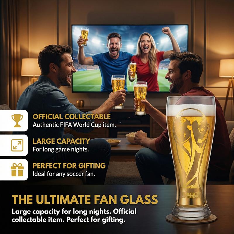 2026 World Cup Trophy Glass