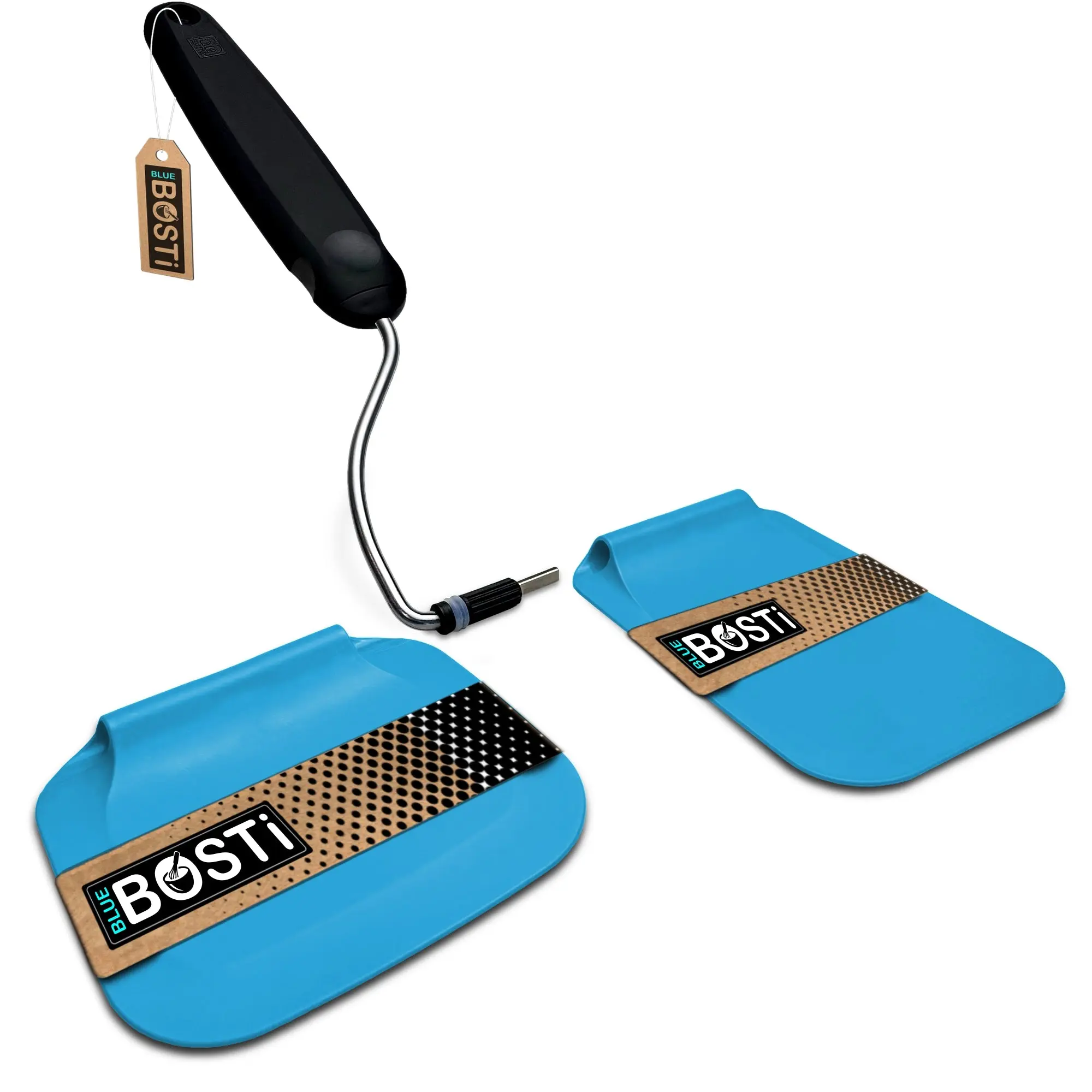 Adaptchula™ - Spatula with adjustable angles, a must have kitchen gadget! Kitchen accessories should serve a purpose! Perfect for Air Fryers, griddles and everything in-between! Includes 2 Spatula heads made from PPSU - BPA/BPS and PFAS free. Non-Toxic
