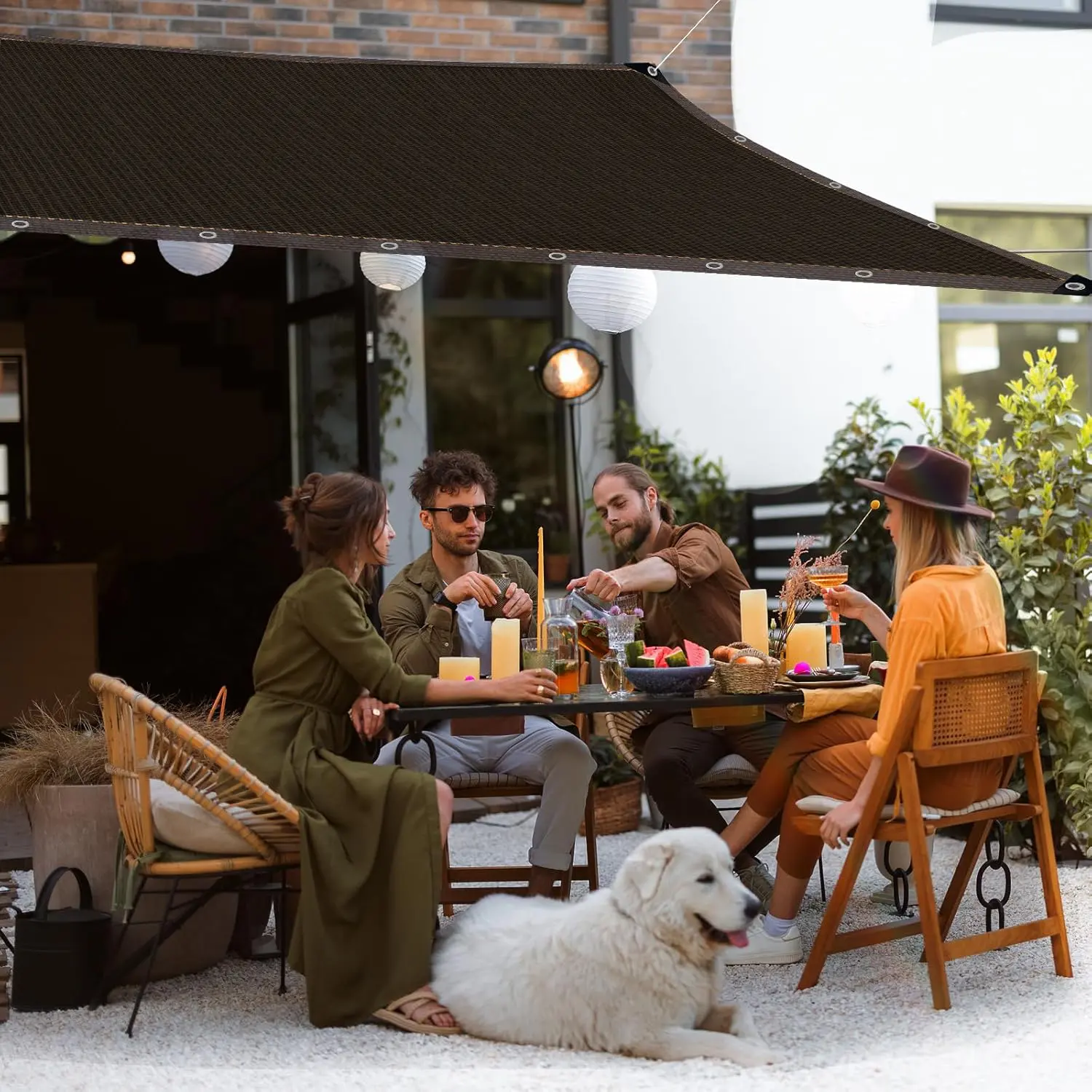 EverShade 90% Blackout Outdoor Canopy Cloth for Patios, Camping & Backyard Comfort