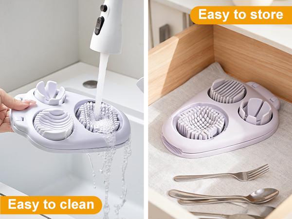 3-in-1 Multifunctional Egg Slicer, Stainless Steel Egg Cutter for Boiled Eggs, Century Eggs, Strawberry and Soft Fruits, Easy Egg Slicer Chopper for Salads, Bento and Kitchen Prep#SummerWins #DealsForYouDays#midyearsale 3-in-1 Multifunctional Egg Slicer, Stainless Steel Egg Cutter for Boiled Eggs, Century Eggs, Strawberry and Soft Fruits, Easy Egg Slicer Chopper for Salads, Bento and Kitchen Prep#SummerWins #DealsForYouDays#midyearsale