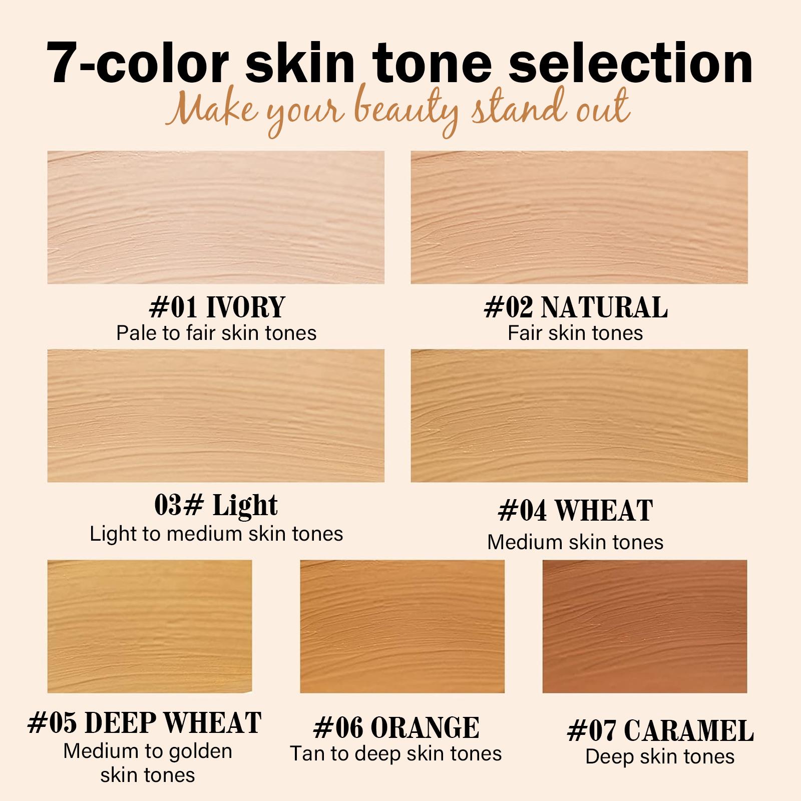 Zaidoc 7-color Dual -Ended Concealer Foundation Stick, 2-in-1 Long-Lasting Foundation and Concealer with Brush, Creamy Full Coverage for Dark Circles & Blemishes, Hydrating Olive & Camellia, 2.09 Oz Zaidoc 7-color Dual -Ended Concealer Foundation Stick, 2-in-1 Long-Lasting Foundation and Concealer with Brush, Creamy Full Coverage for Dark Circles & Blemishes, Hydrating Olive & Camellia, 2.09 Oz