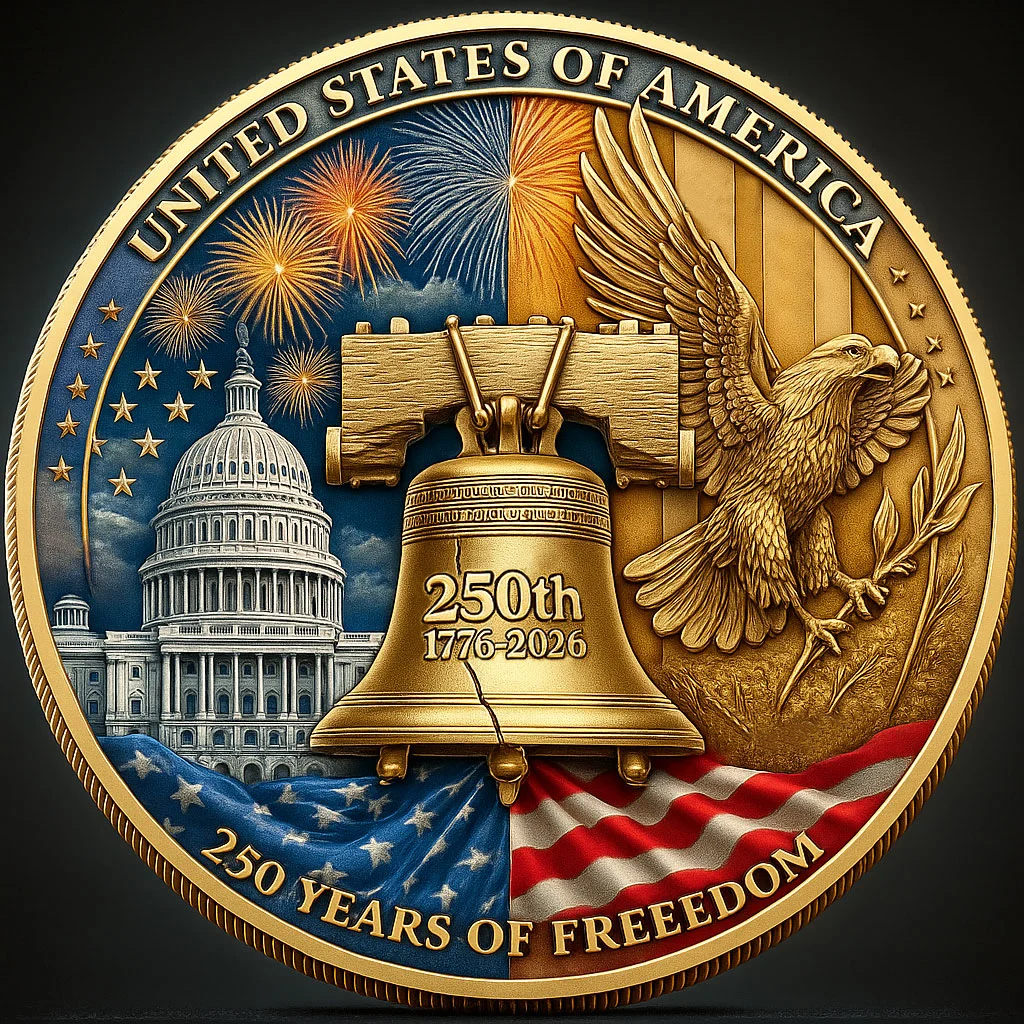 Mtervodesign Celebrate the Legacy - Commemorative 250th Anniversary U.S. Coins