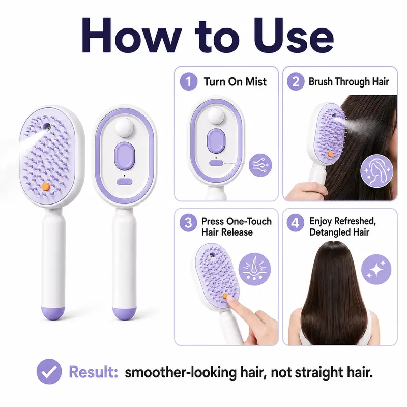 Electric Spray Air Cushion Massage Comb