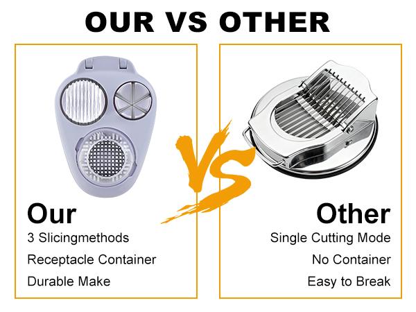 3-in-1 Multifunctional Egg Slicer, Stainless Steel Egg Cutter for Boiled Eggs, Century Eggs, Strawberry and Soft Fruits, Easy Egg Slicer Chopper for Salads, Bento and Kitchen Prep#SummerWins #DealsForYouDays#midyearsale 3-in-1 Multifunctional Egg Slicer, Stainless Steel Egg Cutter for Boiled Eggs, Century Eggs, Strawberry and Soft Fruits, Easy Egg Slicer Chopper for Salads, Bento and Kitchen Prep#SummerWins #DealsForYouDays#midyearsale