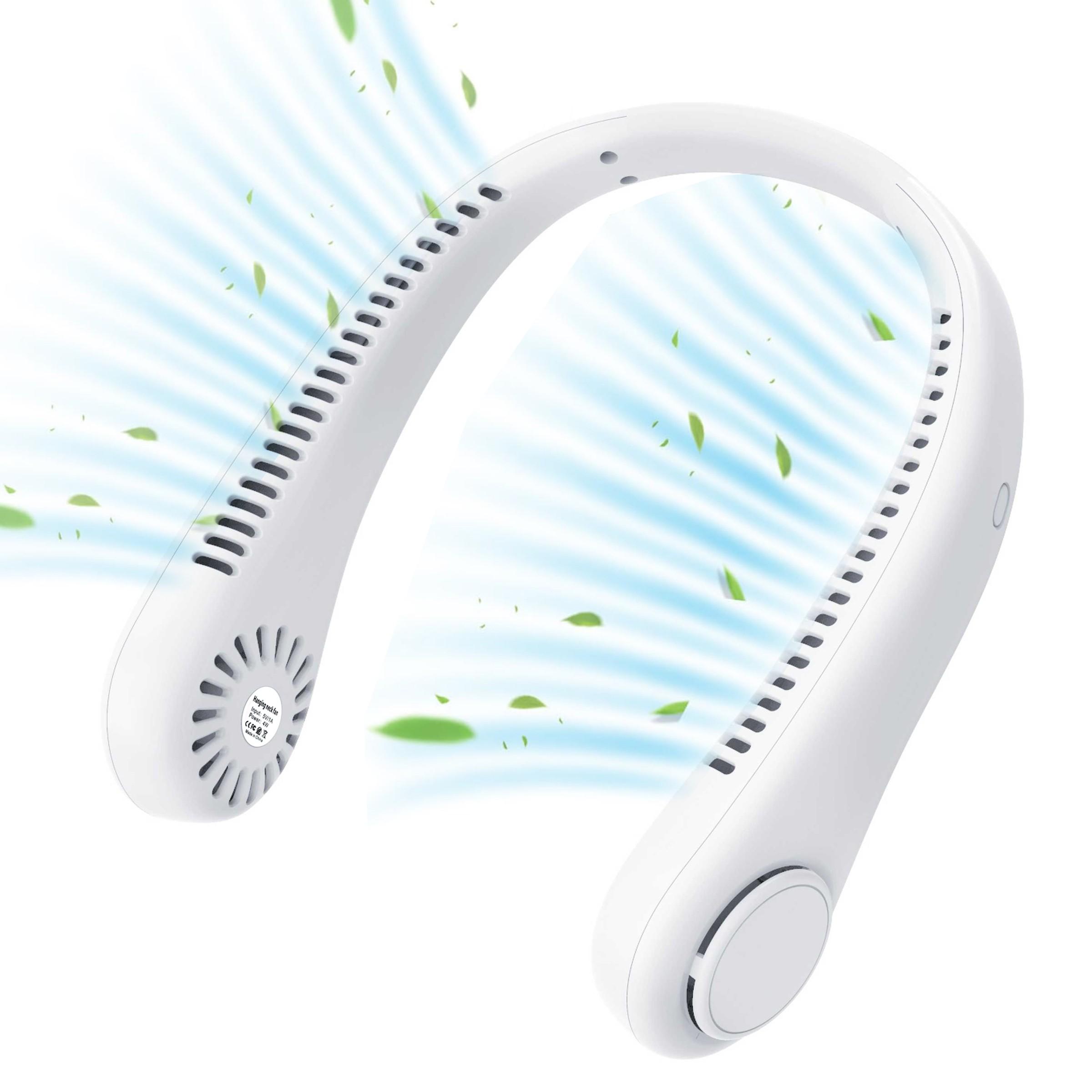 Portable Neck Fan, Hands Free Bladeless Fan, 3 Speeds, Battery Operated Wearable Cooling Personal Fan, USB Rechargeable Fan for Outdoor Indoor, Portable Cordless Fan, Birthday Gifts for Men Women Mom Dad #GLOBAL PICKS Portable Neck Fan, Hands Free Bladeless Fan, 3 Speeds, Battery Operated Wearable Cooling Personal Fan, USB Rechargeable Fan for Outdoor Indoor, Portable Cordless Fan, Birthday Gifts for Men Women Mom Dad #GLOBAL PICKS