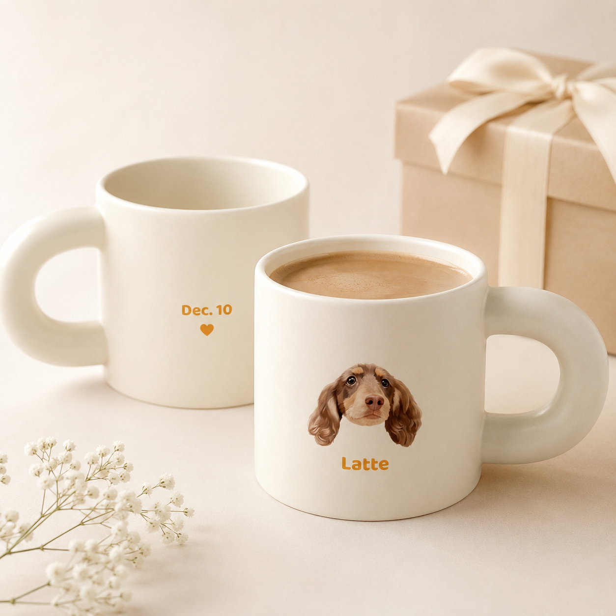 Custom Photo Mug – Personalized Name & Special Date Gift
