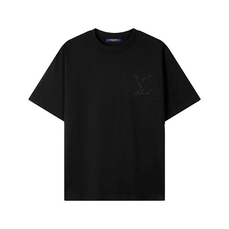 LOUIS VUITTON シンプルなプリントのクルーネックTシャツ