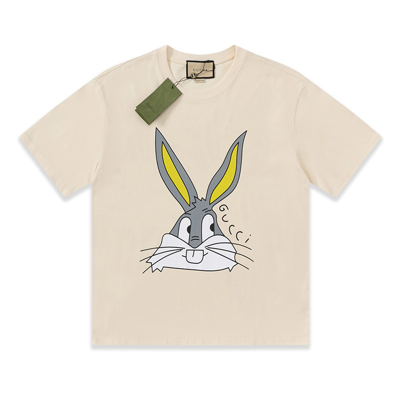 GUCCI 漫画風うさぎ柄Tシャツ
