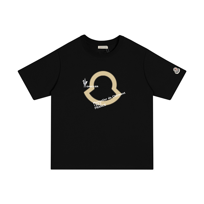 MONCLER シンプルなプリントのコットンTシャツ