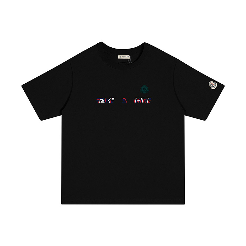 MONCLER シンプルでスタイリッシュなコットンTシャツ