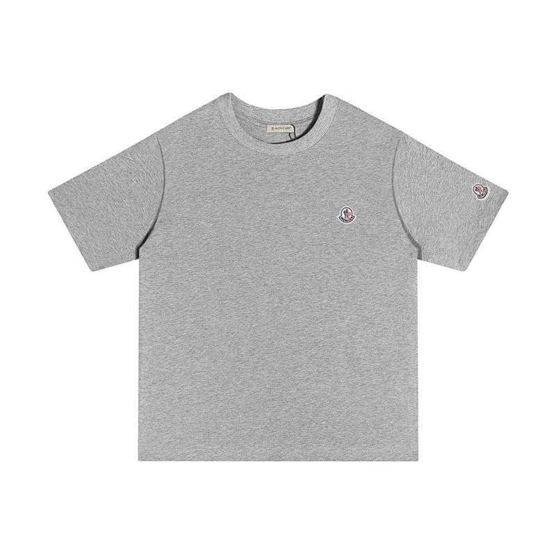 MONCLER クラシックな刺繍ロゴ入りコットンTシャツ